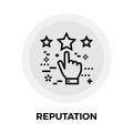 Reputation Line Icon