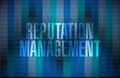 Reputation management graphic illustration design