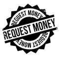 Request Money rubber stamp