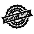 Request Money rubber stamp