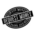 Request Money rubber stamp