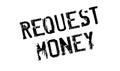 Request Money rubber stamp