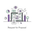 Request for Proposal Concept Royalty Free Stock Photo
