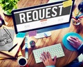 Request Requirement Desire Order Demand Concept Royalty Free Stock Photo