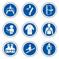 Required Personal Protective Equipment (PPE) Symbol,Safety Icon,Vector Illustration Royalty Free Stock Photo