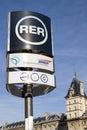 RER station, Paris Royalty Free Stock Photo