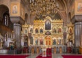 Reredos and entry to sanctuary, Uspenski Cathedral, Helsinki, Finland Royalty Free Stock Photo