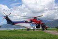 Rescue ambulance helicopter landed in Cairns