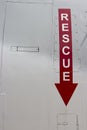 Rescue Arrow Royalty Free Stock Photo