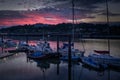 rescue boats in the River Suir in County Waterford, Ireland