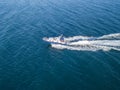 Rescue Coast security guard motor boat ship sea patrol isolated c Royalty Free Stock Photo