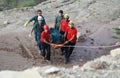 Rescue of a deadly helicopter crash in the Spanish island of Mallorca