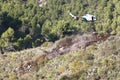 Rescue of a deadly helicopter crash in the Spanish island of Mallorca
