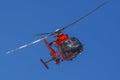 Rescue Helicopter in flight