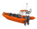 Rescue Lifeboat Isolated