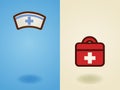 Rescue , medical , health care , support, volunteer icon in flat