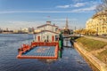 Rescue service buildind at the Kronverkskaya embankment.