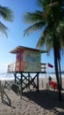 Rescue station in Copacabana Beach