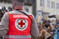 Rescue worker from the French red cross