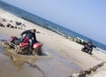 Rescuing a quad (ATV) Royalty Free Stock Photo