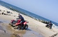 Rescuing a quad (ATV) Royalty Free Stock Photo