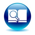 Research book icon button