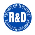 Research and development symbol icon Royalty Free Stock Photo