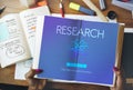 Research Discovery Education Information Concept