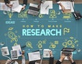 Research Discovery Exploration Feedback Report Concept Royalty Free Stock Photo