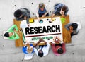 Research Exploration Facts Feedback Report Concept Royalty Free Stock Photo