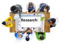 Research Information Knowledge Question Report Concept Royalty Free Stock Photo