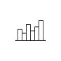Research paper chart outline icon. Element of finance illustration icon. signs, symbols can be used for web, logo, mobile app, UI