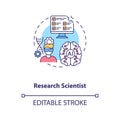 Research Scientist concept icon