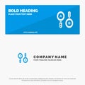 Research, Search, Sign, Computing SOlid Icon Website Banner and Business Logo Template Royalty Free Stock Photo