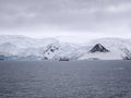 Research ship ancored at Admiralty Bay, King George Island Royalty Free Stock Photo