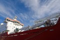 Research Ship Bridge And Foredeck Cranes