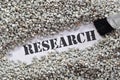 Research -- Treasure Word Series Royalty Free Stock Photo