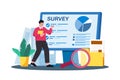 Researchers collect data via online surveys