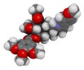 Reserpine alkaloid molecule. Isolated from Rauwolfia serpentina (Indian snakeroot). 3D rendering. Atoms are represented as spheres