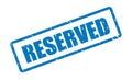 Reserved ink stamp