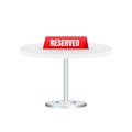 Reserved, great design for any purposes. Vector flat illustration. Sale vector illustration. Royalty Free Stock Photo