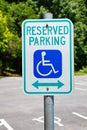 Reserved parking