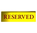 Reserved Sign