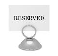 Reserved Sign Royalty Free Stock Photo