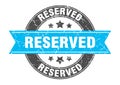 reserved stamp Royalty Free Stock Photo