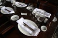 Reserved table in a restaurant Royalty Free Stock Photo