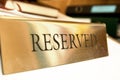 Reserved title