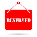 Reserved vector sign