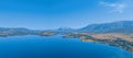 Reservoir lake Peruca at the river Cetina, Croatia