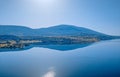 Reservoir lake Peruca at the river Cetina, Croatia